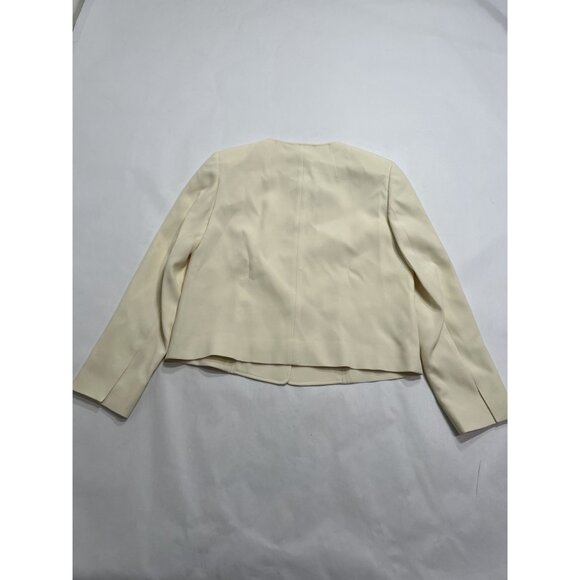 Lilysilk Tailored Silk Boxy Jacket Style 323233 in Lily White - Picture 5 of 6